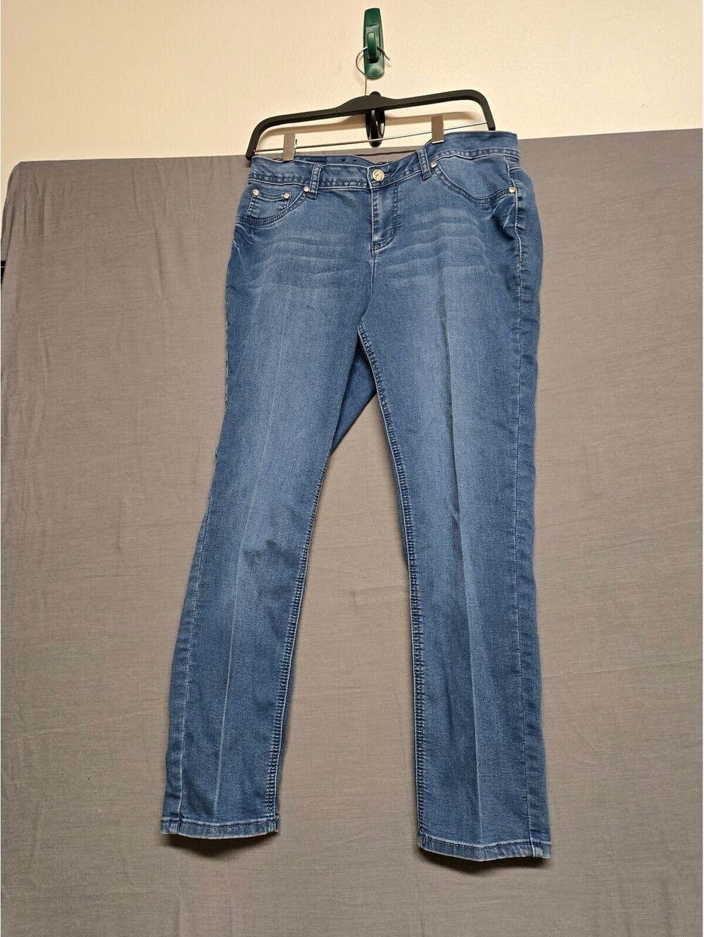 Early Jean Women's Skinny Blue Denim Jeans Size 12 Petite